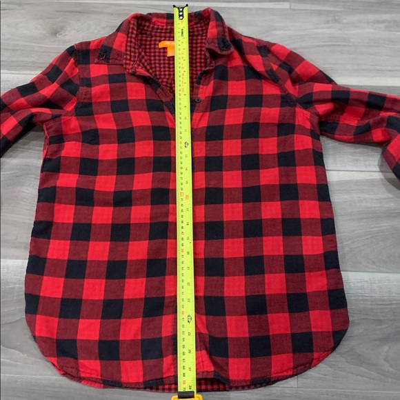Joe Fresh buffalo plaid button down shirt (size M) - Picture 7 of 10
